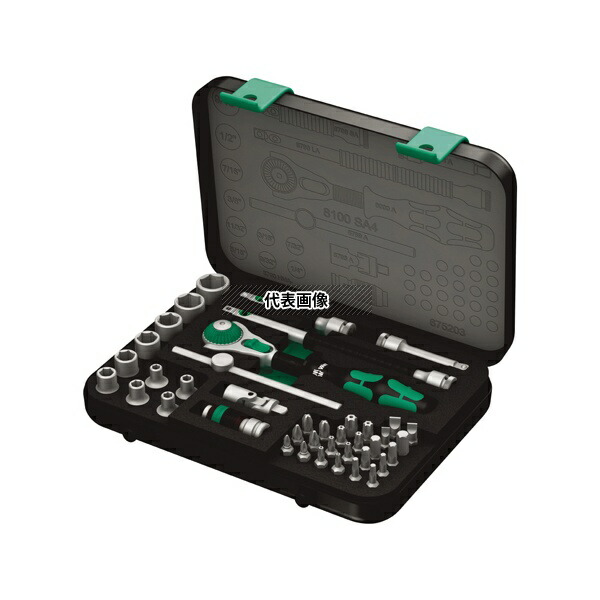 Wera 3535 差込角1/4SQ ZYKLOP ソケットレンチセット 41点
