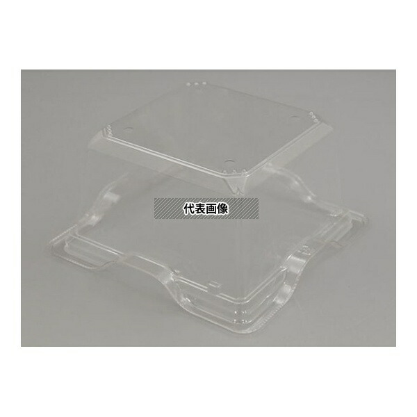 リスパック PABK616 フルーツ容器 バイオカップ キューブ 15-75B ゲイト 穴4H 1ケース(50個×12セット入)