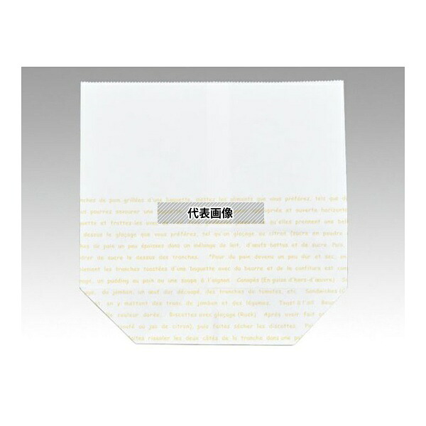 大阪ポリエチレン販売 2030 パン袋 No.416 亀甲袋レシピ柄L 1ケース(100個×10セット入)