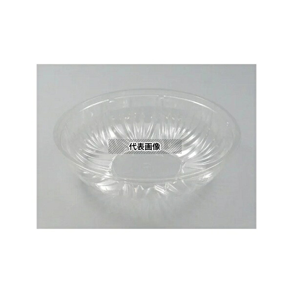 リスパック PABS454 冷麺容器 バイオ M 大 本体 新 1ケース(50個×12セット入)