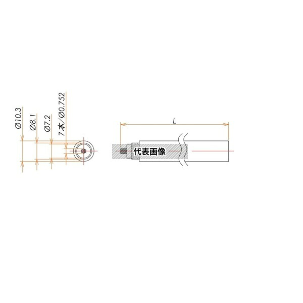 コスモ・テック(真空) ACV2500SH2/XX 接続部品 大気側ケーブル SHV-20kV用 RG213U L\u003d2500 13,675円