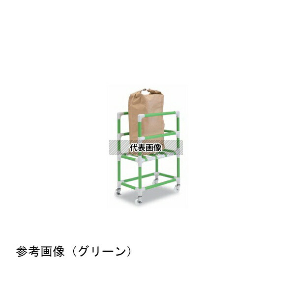 矢崎化工 GBCB-01 CGR 原料袋カート シングル大 クリームグレー