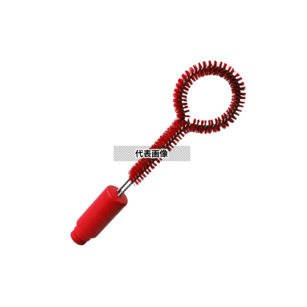 バーテック BCP-HPBM-R バーキュートプラス 排水ピットブラシ ヘッド 赤
