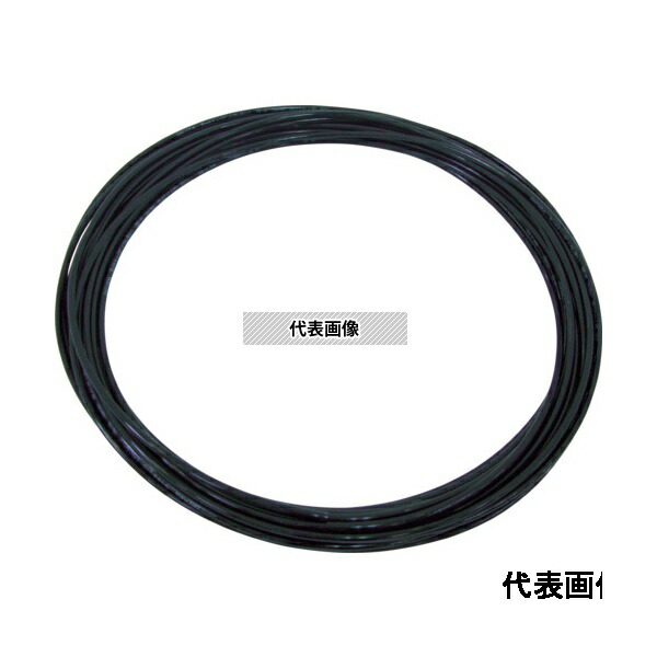 千代田通商 TP-4X2.5-100 BK ポリウレタンチューブ TPタッチチューブ 外径4×内径2.5mm/全長100m 黒