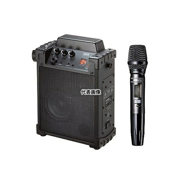 サンワサプライ EA763CJ-5 ワイヤレスマイク付き拡声器スピーカー(充電式