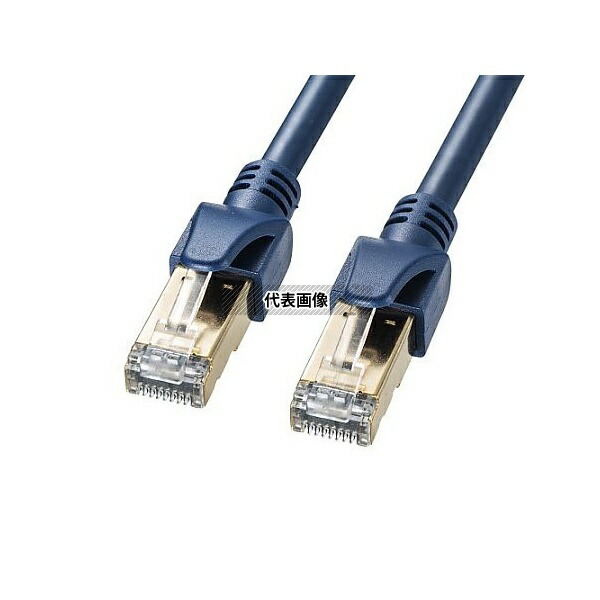 サンワサプライ EA764BB-387 15.0m LANケーブル(CAT6A/ScTP半田加工式