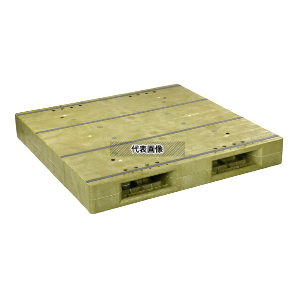 日本プラパレット PB-1212E ライトク゛リ-ン パレット 両面二方 ライトグリーン