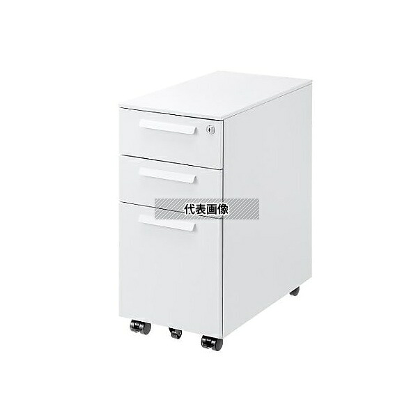 サンワサプライ EA954HC-340 300x534x600mm/3段 キャビネット