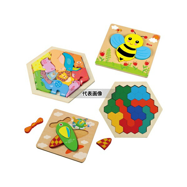 アーテック 75738 いろかたち木製パズルセット
