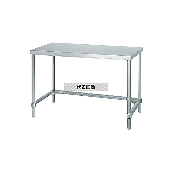 シンコー(業務用厨房機器) WT-12045 ステンレス作業台 (SUS430・三方枠仕様) 1200×450×800|セミプロDIY店ファースト