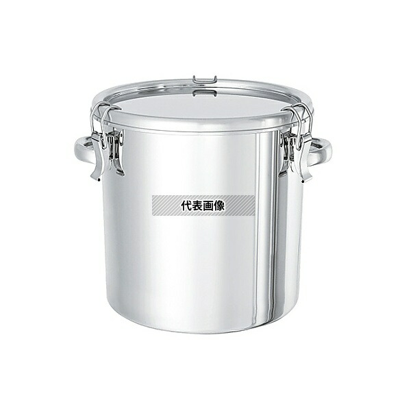 MONOVATE(旧:日東金属工業) TP-CTH-30/PFA テーパー型ステンレス密閉式タンク クリップタイプ TP-CTH-30 A型バイトンパッキン付 20L