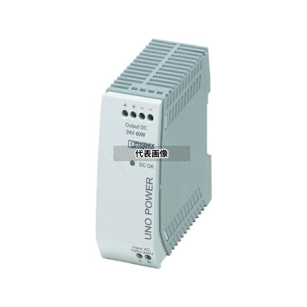 フエニックス・コンタクト コンタクト 電源ユニット DINレール取付け 60W UNO-PS/1AC/24DC/ 60W 入数：1台｜セミプロＤＩＹ店ファースト