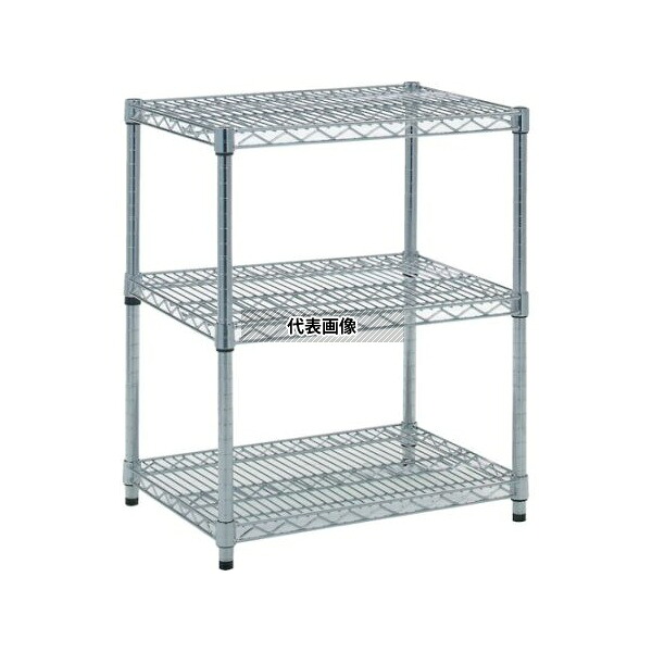 トラスコ中山 TSM-2243 ステンレス製メッシュラック H745XW604XD457 3段 [法人限定]｜セミプロＤＩＹ店ファースト