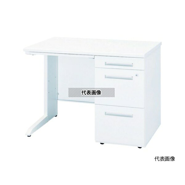 トヨセット 50SBL-127BRWW 右片袖机 間口1200×奥行700×高さ700 ホワイト [法人限定]