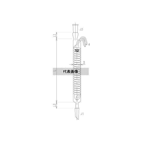 旭製作所 3442-300-2L ジムロート 冷却器 ホース口仕様