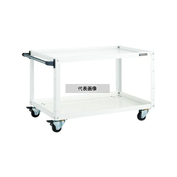 トラスコ中山 EGW-692J-W イーグルワゴン 900X600XH600 4輪自在 ホワイト [法人限定]｜セミプロＤＩＹ店ファースト