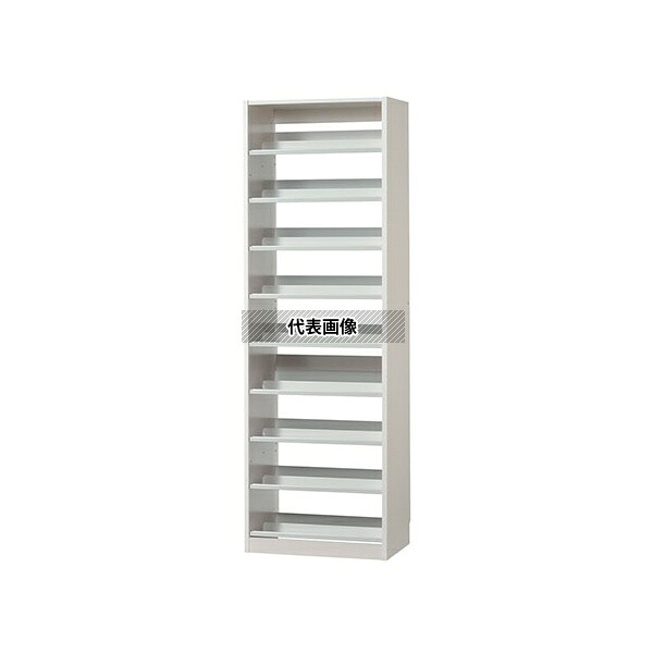 オークス TCS590W タンデムCDストッカー 59×37×180cm ホワイト