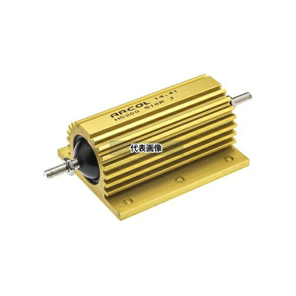Arcol HS200 510R J 大電力用、メタルクラッド抵抗器、200W、510Ω、±5%