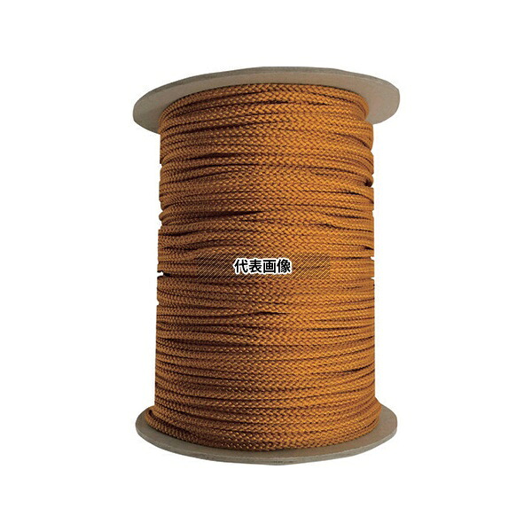 ユタカメイク 江戸打ち紐 金茶 約4mm&times;130m PAR-8112 入数：1巻｜セミプロＤＩＹ店ファースト