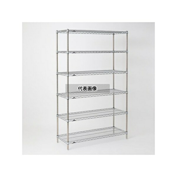 エレクター AS1520P2200W6 スーパーエレクター・シェルフ W1518×D359×H2197mm(P) DB付 6段