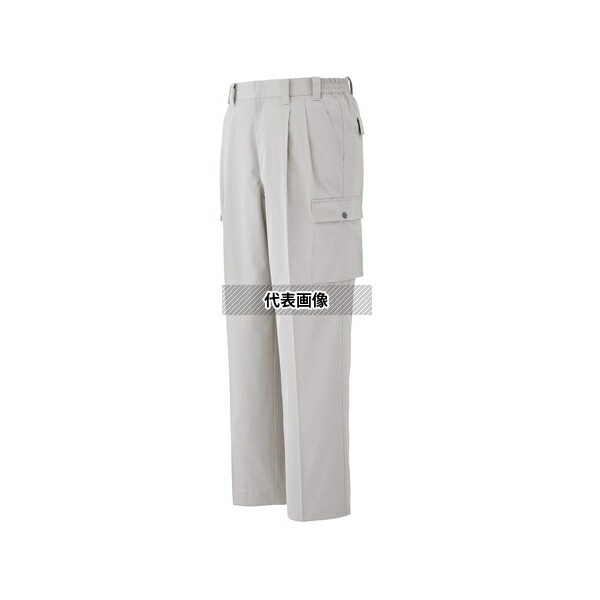 ミドリ安全 G561C-SITA-5L 秋冬作業服 男子 カーゴスラックス ポリ65% 下 シルバーグレー 5L