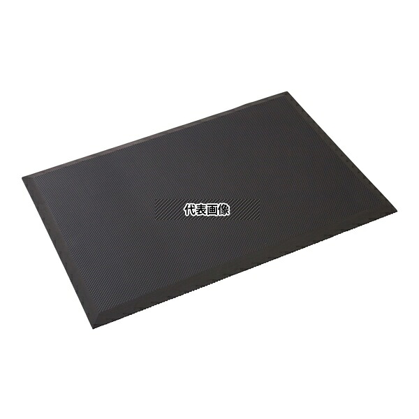 アズワン(AS ONE) 疲労軽減マット AFM-6090BK 黒 600&times;900mm 345009 入数：1枚｜セミプロＤＩＹ店ファースト