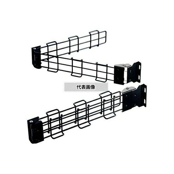 摂津金属工業 FCC-0955-2A ケーブルキャリア W387.5×H80×D50.2mm ブラック