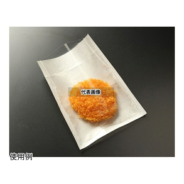 パックスタイル 587618 惣菜袋 エコテトラ 12-16 晒 100枚×32パック入