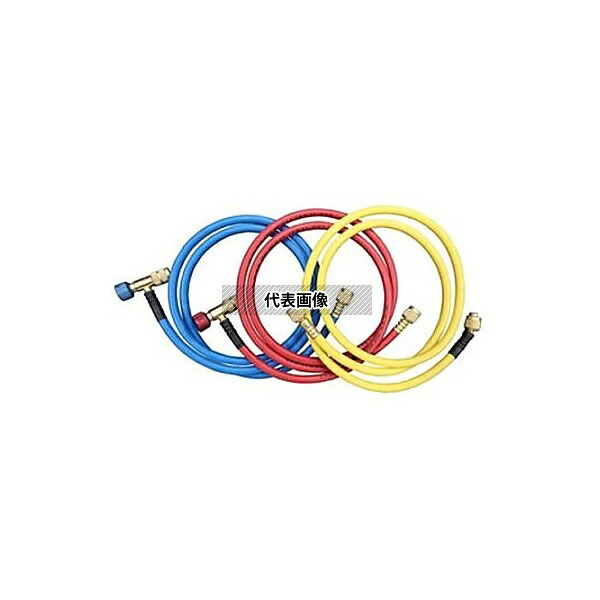 アズワン(AS ONE) 150cm/R32・R410A バルブ付チャージングホースセット EA101TB-20 入数:1セット|セミプロDIY店ファースト