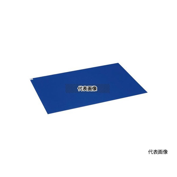 ミドリ安全 CD4096070212 ミドリ粘着マット ライト ブルー 600×900mm(30シート×8セット)