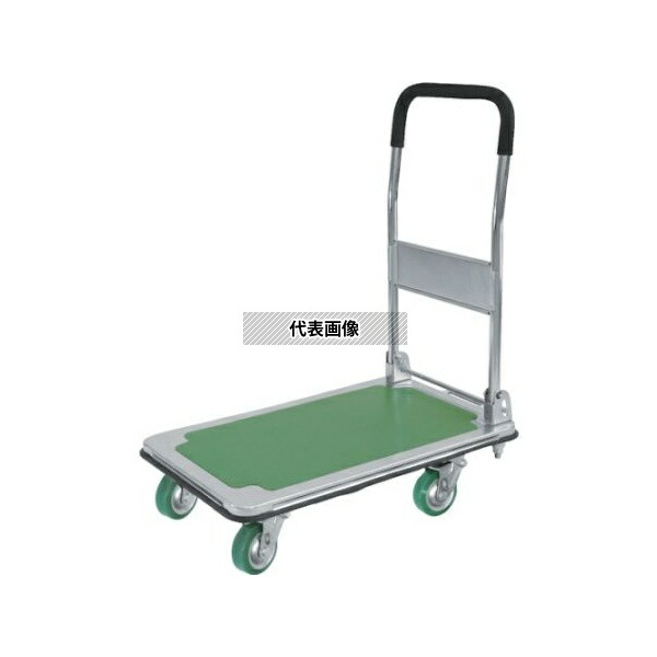 シシクアドクライス DSA-SA100UW 運搬台車 スチール製鋼板補強ボディ 緩衝スプリングキャスタ ウレタン車輪付 [法人限定]