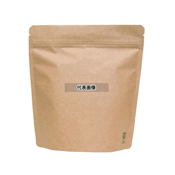 ヤマニパッケージ COT-831N コーヒー用袋 アルミスタンドチャック袋 300g 茶クラフト V無 500枚