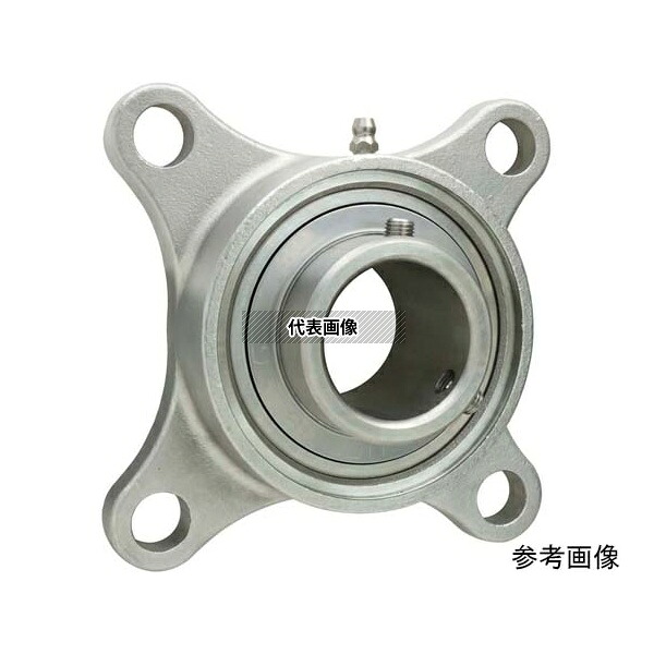 FYH UCSF204S6D ステンレスピロー 角フランジ形 一端密閉形カバー付き 20mm