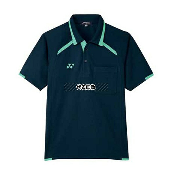 YONEX(トンボ) CY300-42 L ニットシャツ ネイビー×ペパーミント L(身丈70cm)