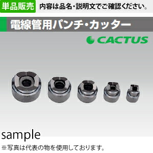 泉 丸パンチ 厚鋼電線管用 パンチ穴１０２．８ 1組 (B92)：福祉用具の