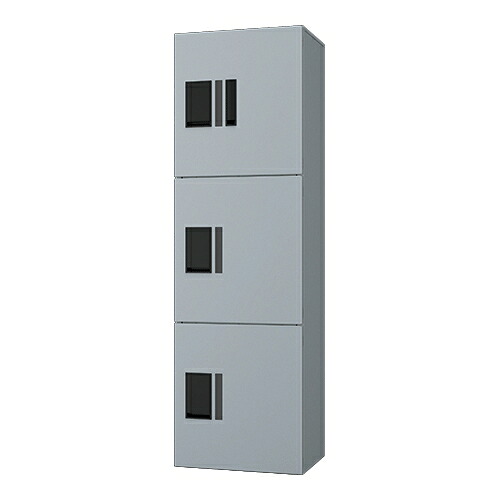 ナスタ(NASTA) プチ宅unit　KS-TL01R03AN-SV　H400&times;3（捺印付きボックス&times;1）シルバー&times;シルバー　前入前出 機械式　[法人限定]｜セミプロＤＩＹ店ファースト