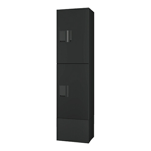 ナスタ(NASTA) プチ宅unit+幅木セット2BK　ブラック&times;ブラック　H600&times;2（捺印付き&times;1）+幅木（H250ブラック）　[法人限定][送料別途お見積り]｜セミプロＤＩＹ店ファースト