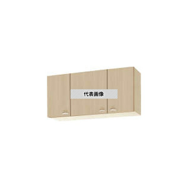 クリナップ　クリンプレティ　WG4V-105　ショート吊戸棚　可動棚板１段　色ペールウッド　間口1050mm奥行375mm高さ500mm [時間指定不可] [法人限定]