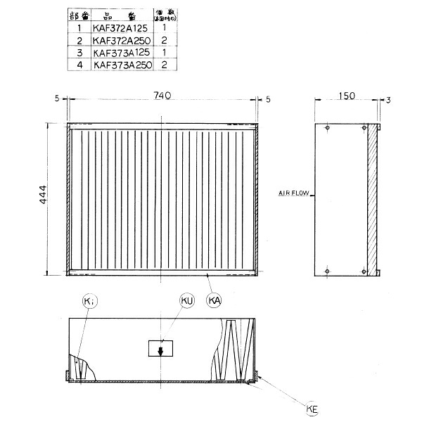 DAIKIN(ダイキン) 純正別売品 KAF372A250 高性能フィルタ [法人限定]｜セミプロＤＩＹ店ファースト