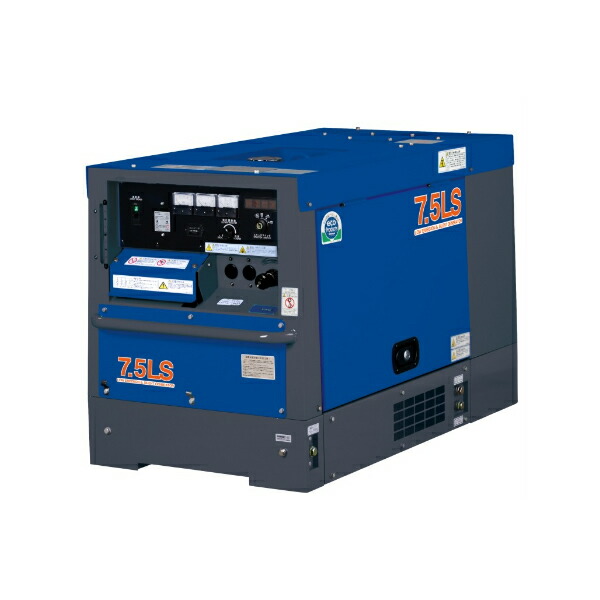 デンヨー(Denyo) 防音型ディーゼルエンジン発電機 TLG-7.5LSK(三相4線式200Vx6.5KVA) 補助電源 100Vx1.5KVAx2個 同時使用可能 [法人限定]