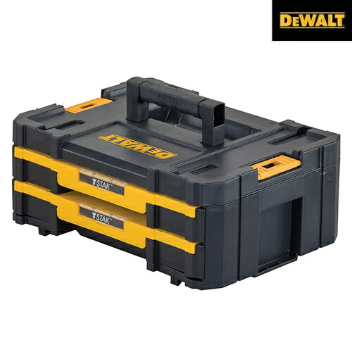 楽天市場 Dewalt Tstak Chest 2 Drawers 2段チェスト Dwst デウォルト ティースタック チェスト ケース 作業 工具 工具箱 収納 運搬 Kainos 楽天市場店