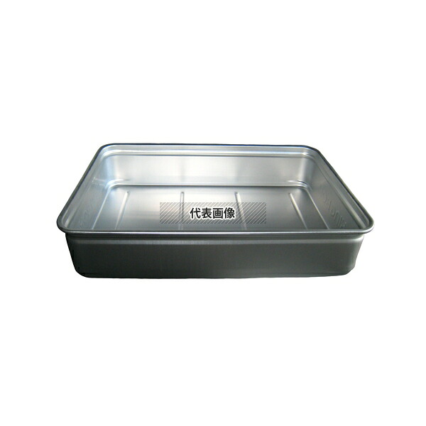 NAKAO(中尾) アルマイト キングボックス(番重) 大 110mm 約17.6L 550×370mm 番重 No.0307800