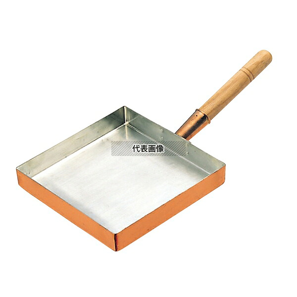 丸新銅器 銅 玉子焼(卵焼き) 関東型 21cm 玉子焼き器 No.0497800