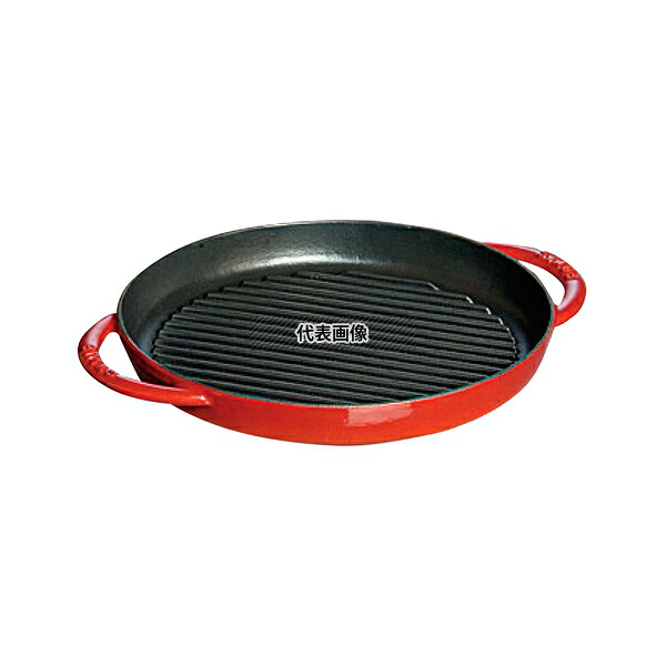 staub(ストウブ) ピュアグリル ラウンド 30cm チェリー 40511-525 No.0658500