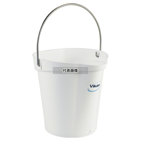ヴァイカン ハイジーンバケット 12L 本体 56865 ホワイト 12L 323×305×H315 バケット 清掃/衛生用品 No.1275000