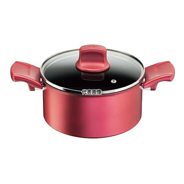 TEFAL ティファール IHルージュ･アンリミテッド シチューパン 20cm W333.6×D213×H158 鍋全般 No.1299010