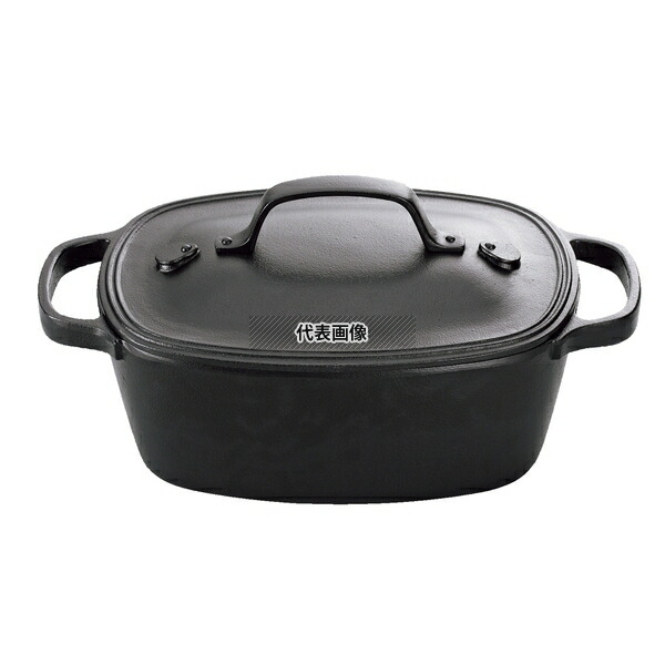 盛栄堂 クックトップ 洋風煮込鍋 角 深形 CT-001 3.6L 底寸:240×160 鍋全般 No.1709300