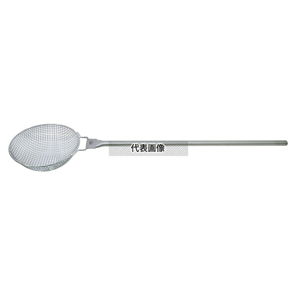 ののじ 18-8(ステンレス) 調理用丸型すくいカゴ 特大 KGA-005L 網:330×330 給食用スパテラ/すくい網/ひしゃく No.1899100 24,767円
