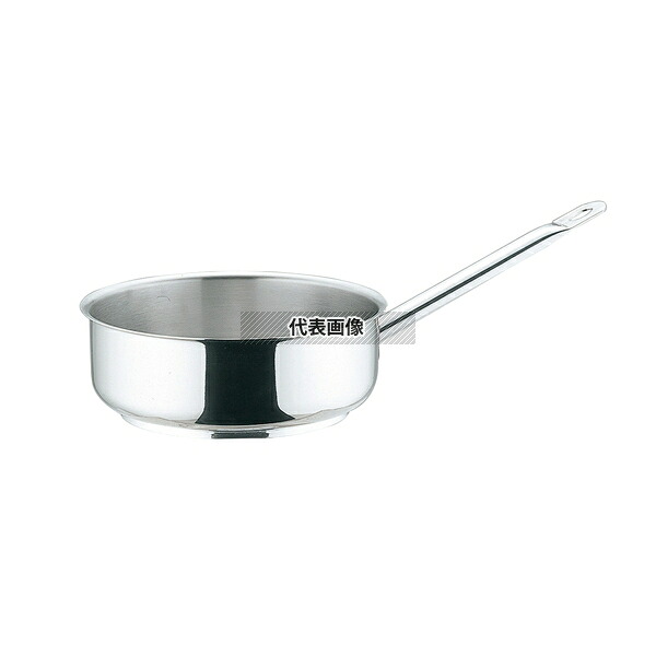 MAUVIEL1830 PRO-INOX 片手鍋浅型 (蓋無) 5931-28cm 5.5L φ300 IH/ガス兼用鍋 18-10(ステンレス) ムヴィエール プロイノックス No.2836100