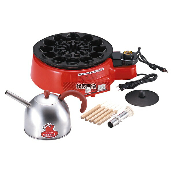 自動返したこ焼き器 たこ焼き工場　トントン　KS-2614 杉山金属 楽天市場】◎SNSで話題 自動返し電気たこ焼き器 たこ焼き工場